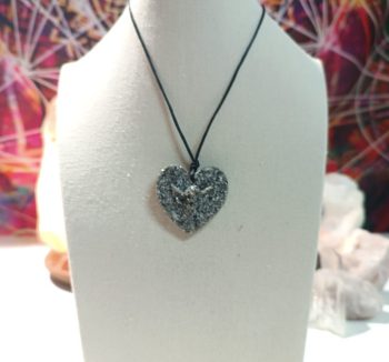 Pendentif Coeur avec Petit Ange 10 gr.