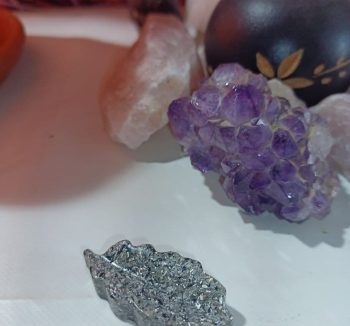 Orgonite Feuilles Allongées Pics 10 gr.