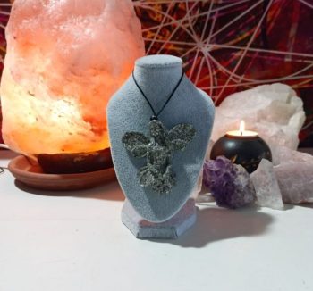 Pendentif Orgonite Fée 20 cm 2 Ailes - 21 gr.