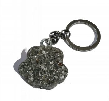 Porte-clés Empreinte de Chien Orgonite 10 gr.