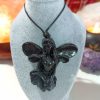 Pendentif Orgonite Fée 2 Ailes de Magnétite - 15 gr.