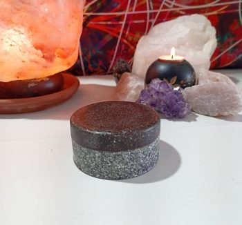 Tumbatorres orgonite composée de fer et d'aluminium 360 gr.