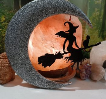 Lune Orgonite-Electronite avec protection Sorcière 5G.6G